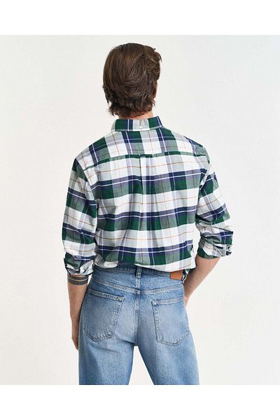 Gant REGULAR Fit Checked Classic Short Sleeve Oxford Shirt