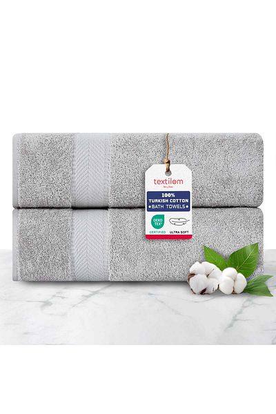 NikAr Home Cotton Towel Set Set of 2