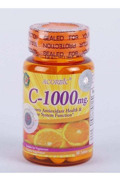 Acorbic C-1000mg Vitamin C Supplement – 30 Capsules
