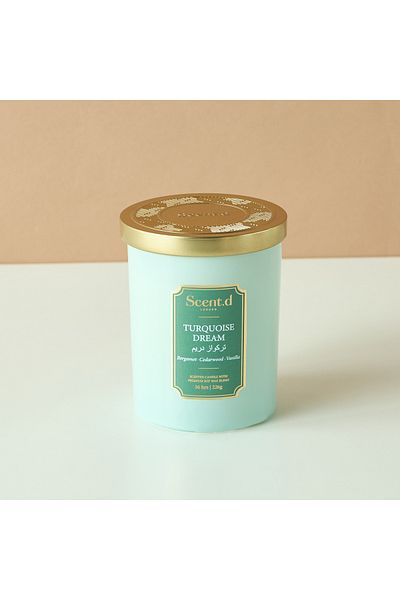 Scent.d London Scent.d Turquoise Dream Scented Jar Candle