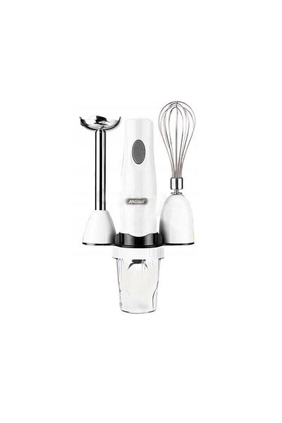 divendi-ro Vertical blender 3 in 1, 150W, stainless steel and plastic, Q-B1, silver-white