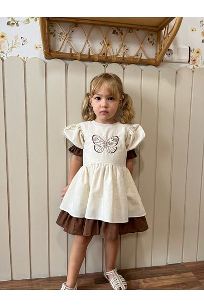 Alvadonna Girl's butterfly dress