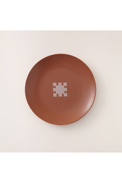 LA MESA 18Pcs Stoneware Dinner Set Naseej Collection, Brown