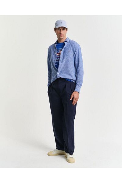 Gant Regular Fit Cotton Linen Shirt
