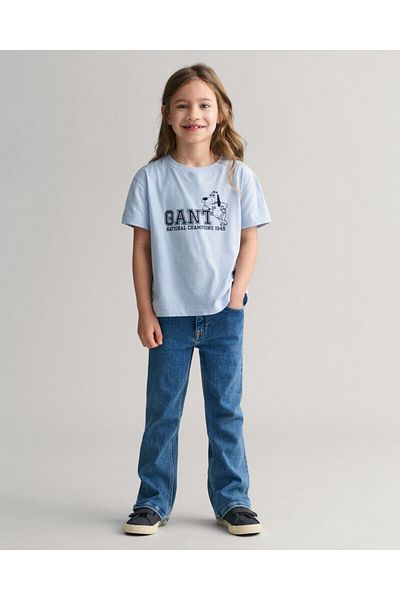 Gant Kids Dog Print T-Shirt