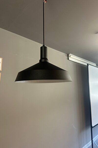 Bamyum Lema Tekli Avize Siyah Fener Başlık Sarkıt Lamba Restoran Cafe Salon Avizeleri