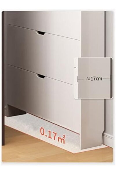 Generic 4 Tier Shoe Rack Organizer Storage Foldable Closet with Doors for Living Room