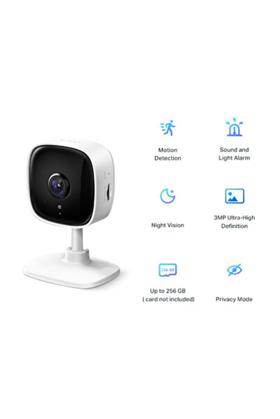 TP-LINK Tapo C110 Wi-Fi Camera, 3MP, Night Vision