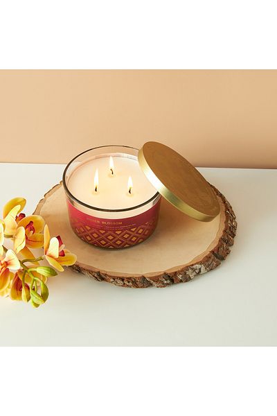 LPDP Scent.d Amber Blossom 3-Wick Jar Candle - 16 oz