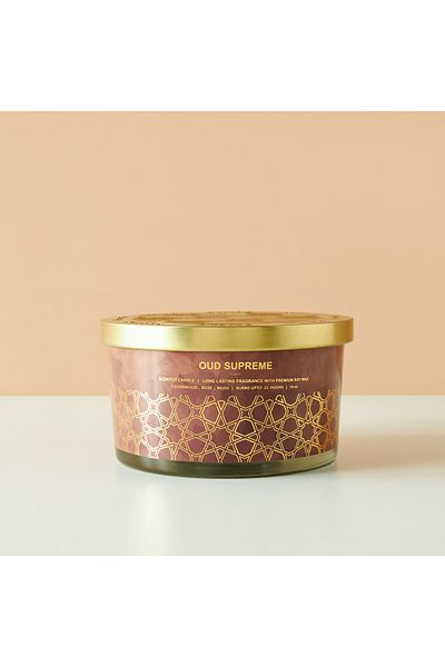LPDP Scent.d Oud Supreme 3-Wick Jar Candle - 16 oz