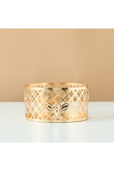 Lifestyle Moroccan Mesh with Butterfly Candleholder - 7 cms