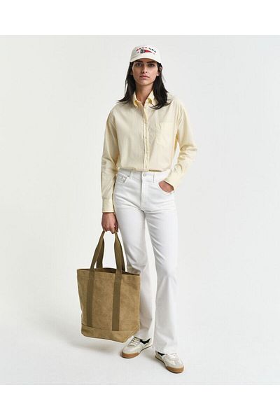 Gant Relaxed Fit Striped Luxury Oxford Shirt