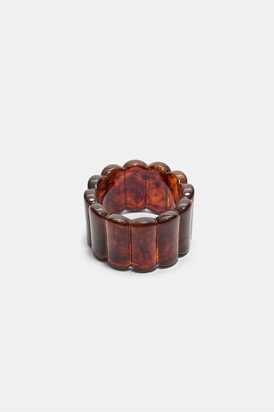 Stradivarius Rigid bracelet with raised design