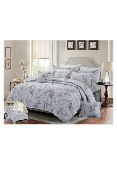 smart home Double-sided duvet set, 8-piece duvet, size 240x260 cm, filling (350 g/m²), microfiber