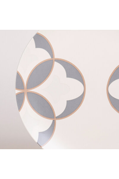 LA MESA grey/white porcelain 18 pc dinner set