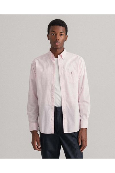 Gant Regular Fit Gingham Broadcloth Shirt