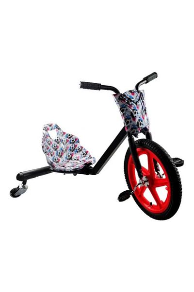 rexa 360° Drifting Pedal Tricycle for Kids – 90 x 65 x 60 cm, Rear Caster Drift Trike Ride-On Toy