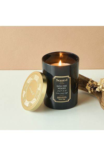 Scent.d London Scent.d Into the Woods Scented Jar Candle - 226 gms