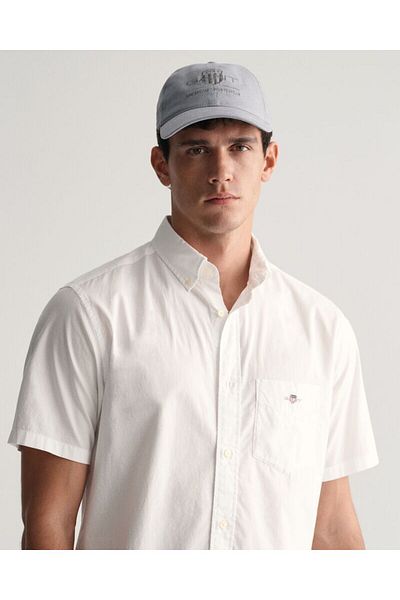 Gant Regular Fit Classic Poplin Short Sleeve Shirt