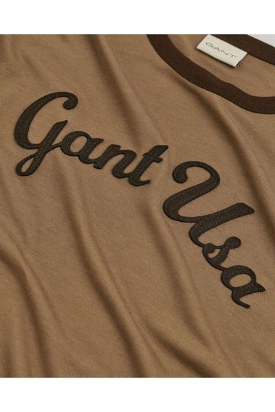 Gant Script Graphic Long Sleeve T-Shirt