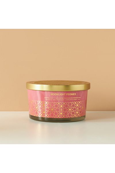 LPDP Scent.d Moonlight Peonies 3-Wick Jar Candle - 16 oz
