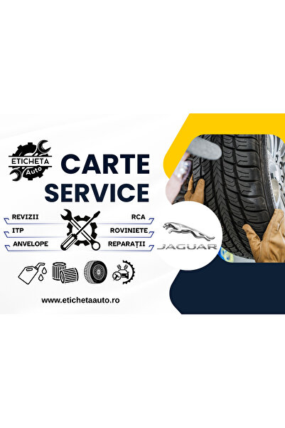 Eticheta Auto Carte service Jaguar