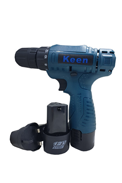 Keen 12V Cordless Drill with Integrated Tool Bag