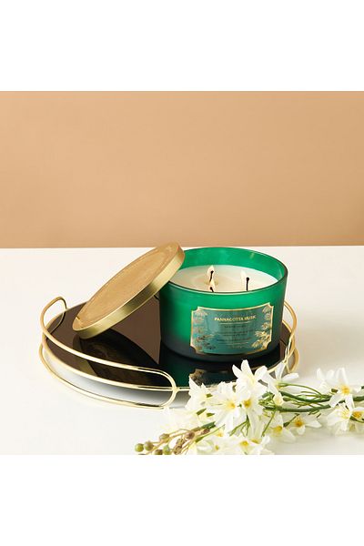 Scent.d London Scent.d London Pannacotta Musk Scented 3-Wick Jar Candle - 450 gms