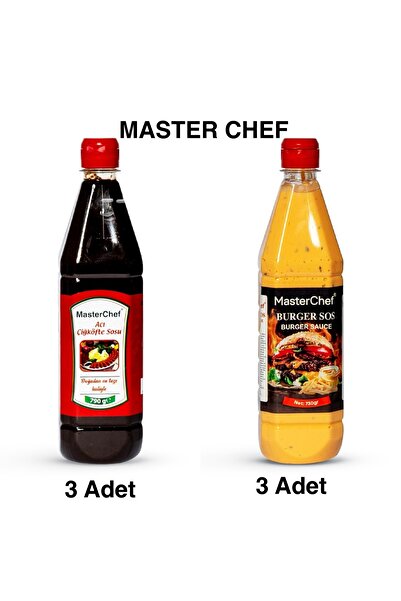 Masterchef İsotlu Çiğköfte Sosu & Burger Sos 3 er adet