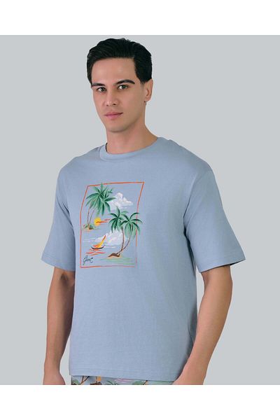 Gant Hawaiian Printed T-Shirt