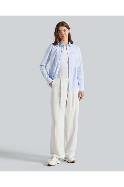 Gant Slim Stretch Oxford Striped Shirt – Contoured Fit, Flexible Fabric