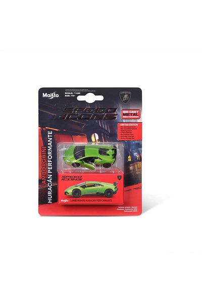 Maisto SPEED ICONS LAMBORGHINI HURACAN PERFORMANCE GREEN METAL CAR 1 TO 64 SCALE