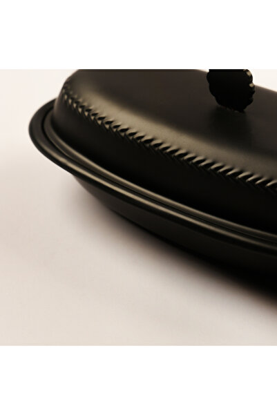 LA MESA Serve Bowl Nickle Plated 22*11*9Cm, Black