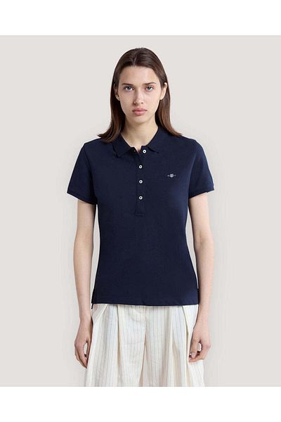 Gant SLIM SHEILD CAP SLEEVE PIQUE POLO