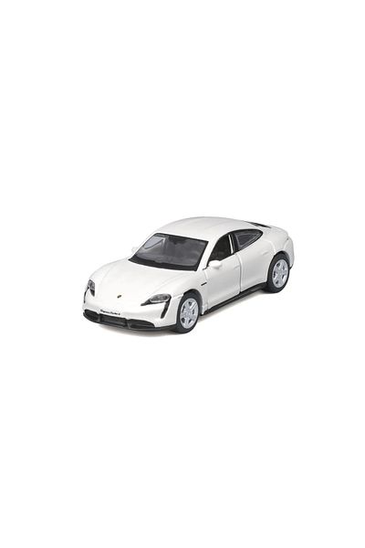 Maisto SPEED ICONS PORSCHE TAYCAN TURBO S WHITE 1 TO 64 SCALE METAL CAR