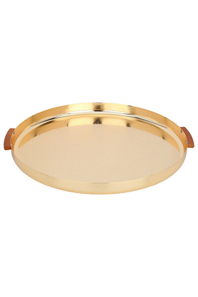 Generic Tofaria Steel Al Saif Gallery, Round - Gold