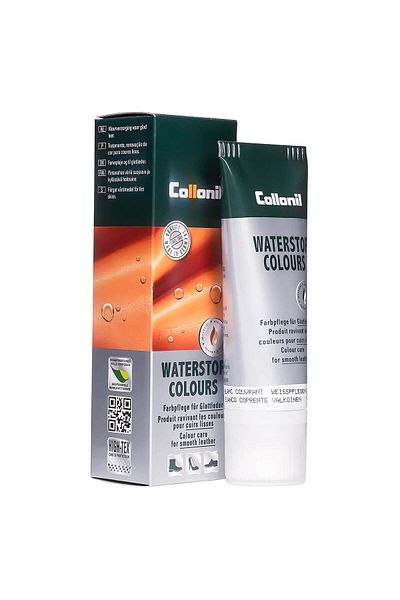 Collonil Waterstop Colours Almond Oil Shoe Cream, 75 ml, white care