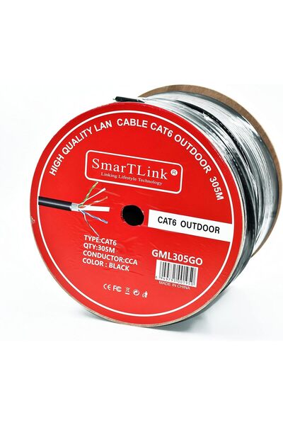 Smartlink CAT6 Waterproof Outdoor Cable (100M)
