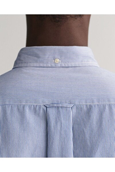 Gant Regular Fit Banker Stripe Poplin Shirt