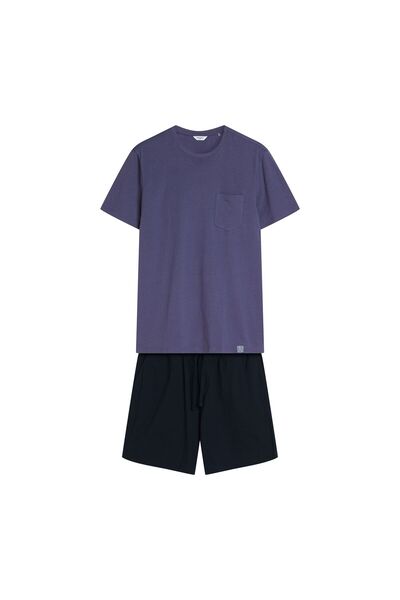 Henderson Men's Classic Pajama Set Shorts & T-Shirt 100% Cotton Homewear | Mick
