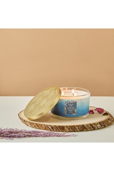 Scent.d London Scent.d Midnight Bliss Scented 3-Wick Jar Candle - 450 gms