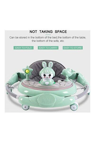 CoolBaby مشاية أطفال موسيقية قابلة للتعديل - 69×52×42 سم - تصميم تفاعلي وداعم