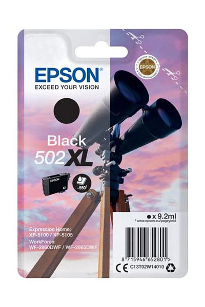 EPSON Cartuș Cerneală Negru 502XL Original