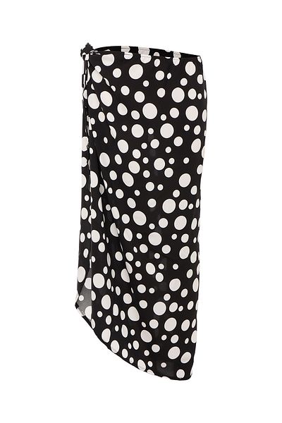 Eight Fashion Pareo lung cu buline negre pentru femei
