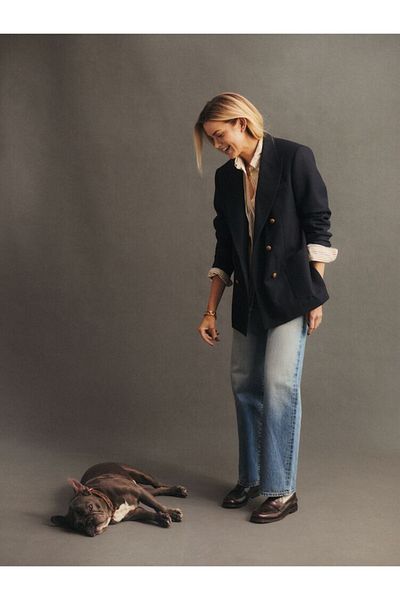 Gant Oversized Striped Poplin Shirt
