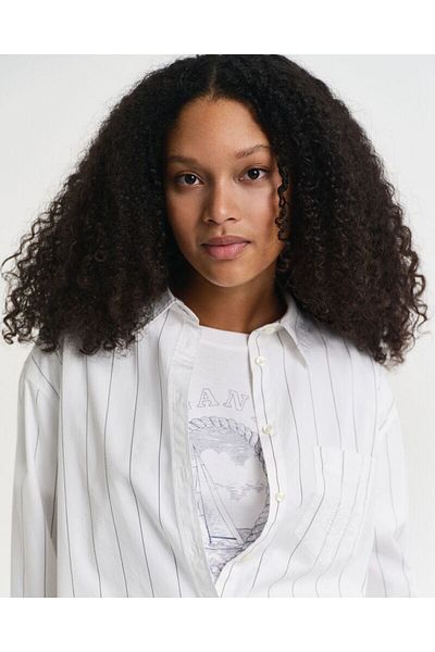 Gant Relaxed Fit Striped Contrast Shirt
