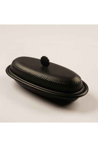 LA MESA Serve Bowl Nickle Plated 22*11*9Cm, Black
