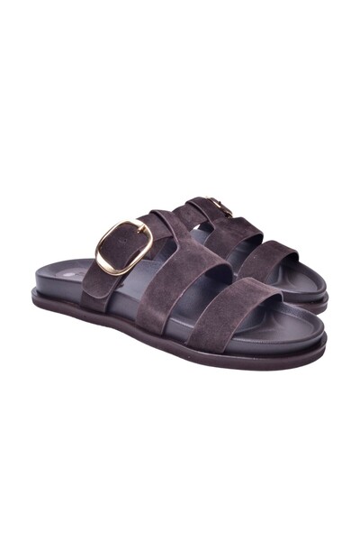 İskarpin Γυναικείες δερμάτινες παντόφλες Femi 0509