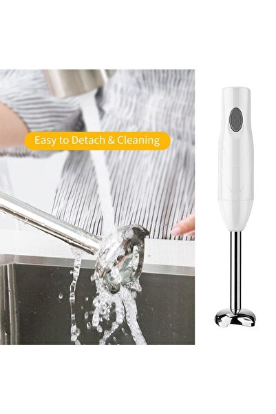 divendi-ro Blender vertical 3 în 1, 150W, oțel inoxidabil și plastic, Q-B1, alb-argintiu