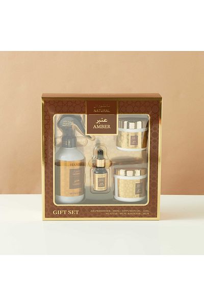 Hamidi Amber 4-Piece Fragrance Gift Set